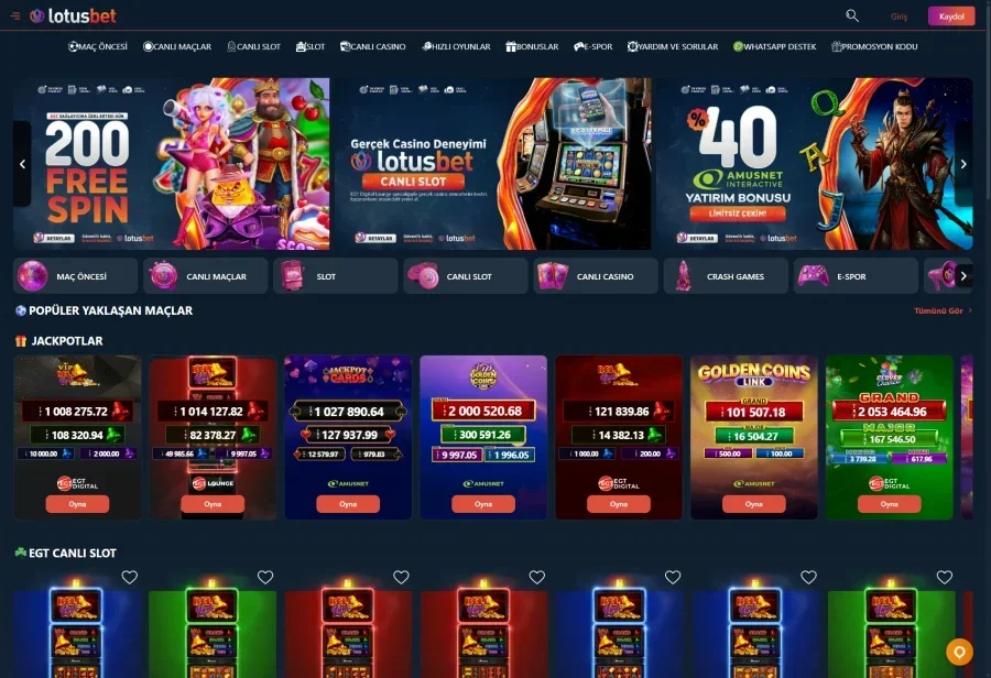 Lotusbet ekran görüntüsü